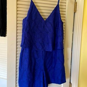 Lilly Pulitzer Blue Lace Romper